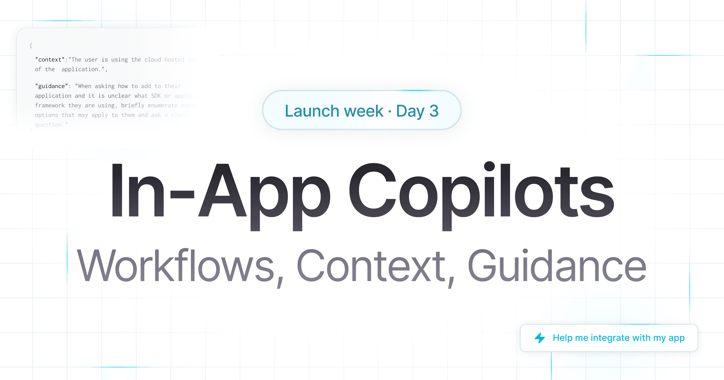 In-app copilots & workflows