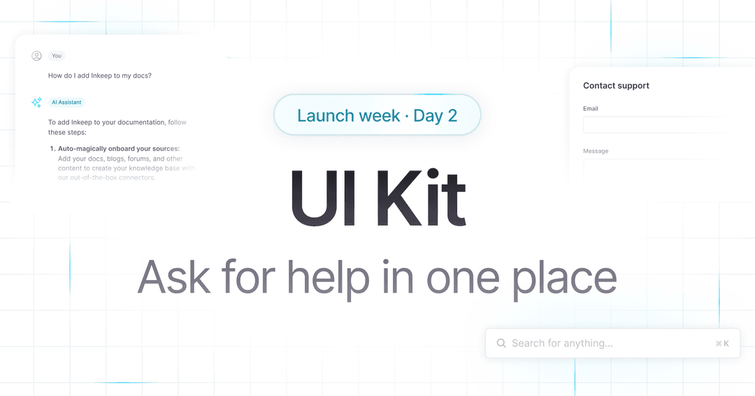 UI Kit: One hub for all user questions